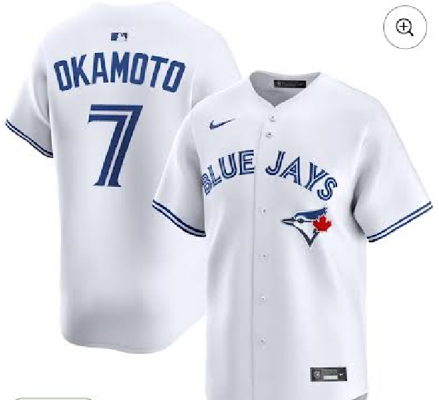 Men 2026 Toronto Blue Jays #7 Okamoto white  Game Nike MLB Jersey 092501->tennessee titans->NFL Jersey